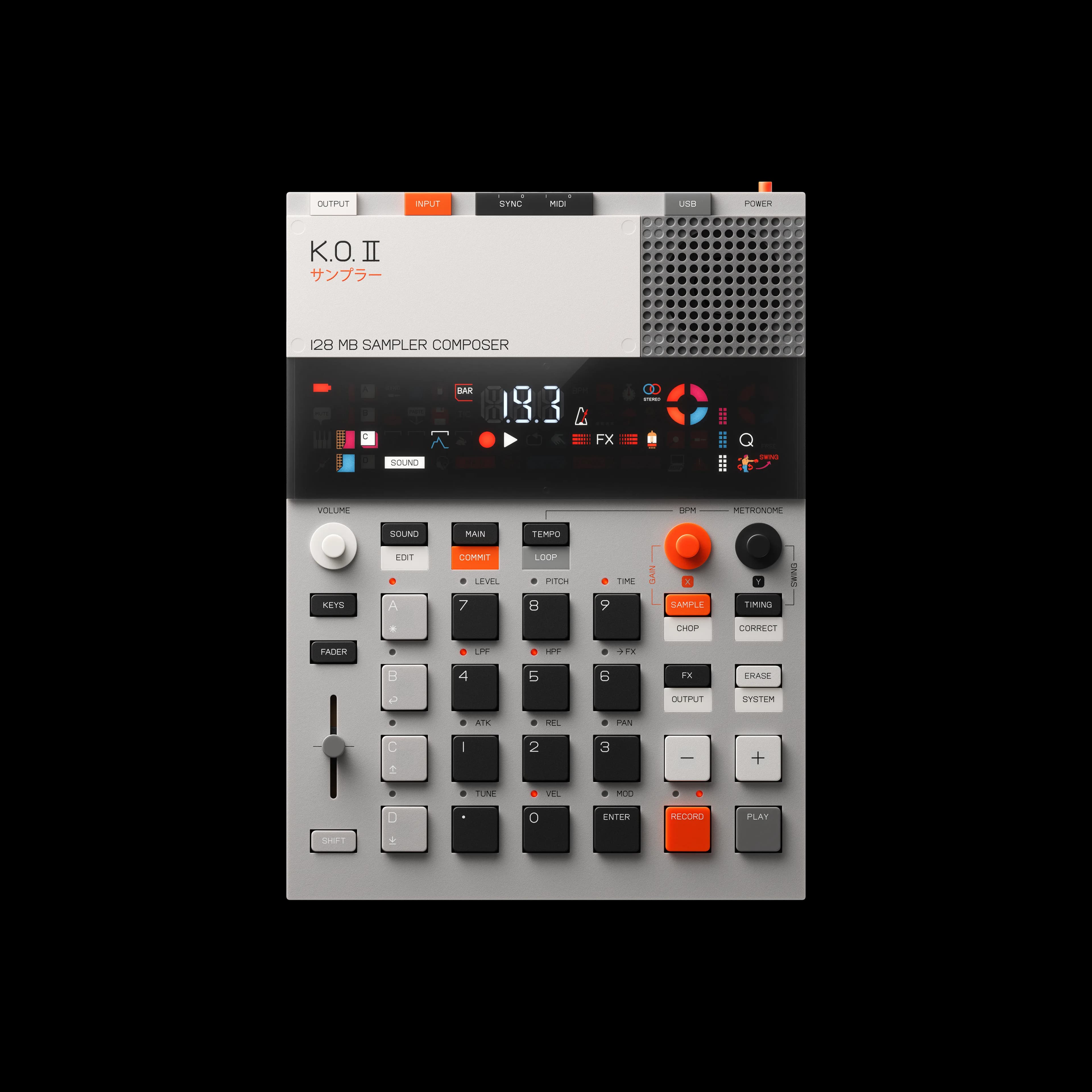 teenage engineering ep-133 k.o. ii sampler